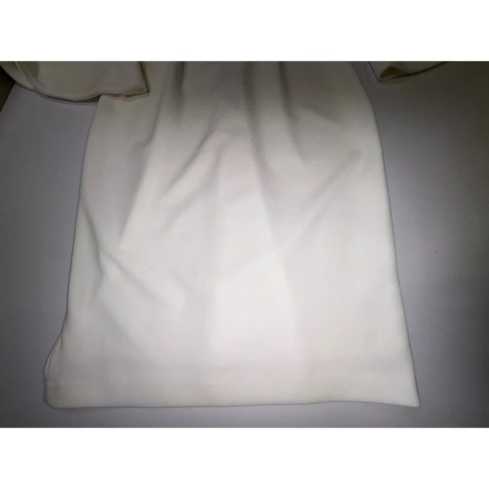 Calvin Klein White Bell Sleeve Sheath Dress‎ Size 6 - Picture 8 of 12